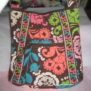 Vera Bradley Crossbody Bag With Lola Pattern